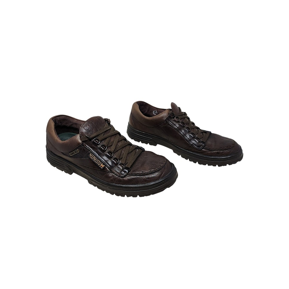 Mephisto Cruiser Walking Shoes 11 Men Brown Mamouth Grain Leather Shock Absorber